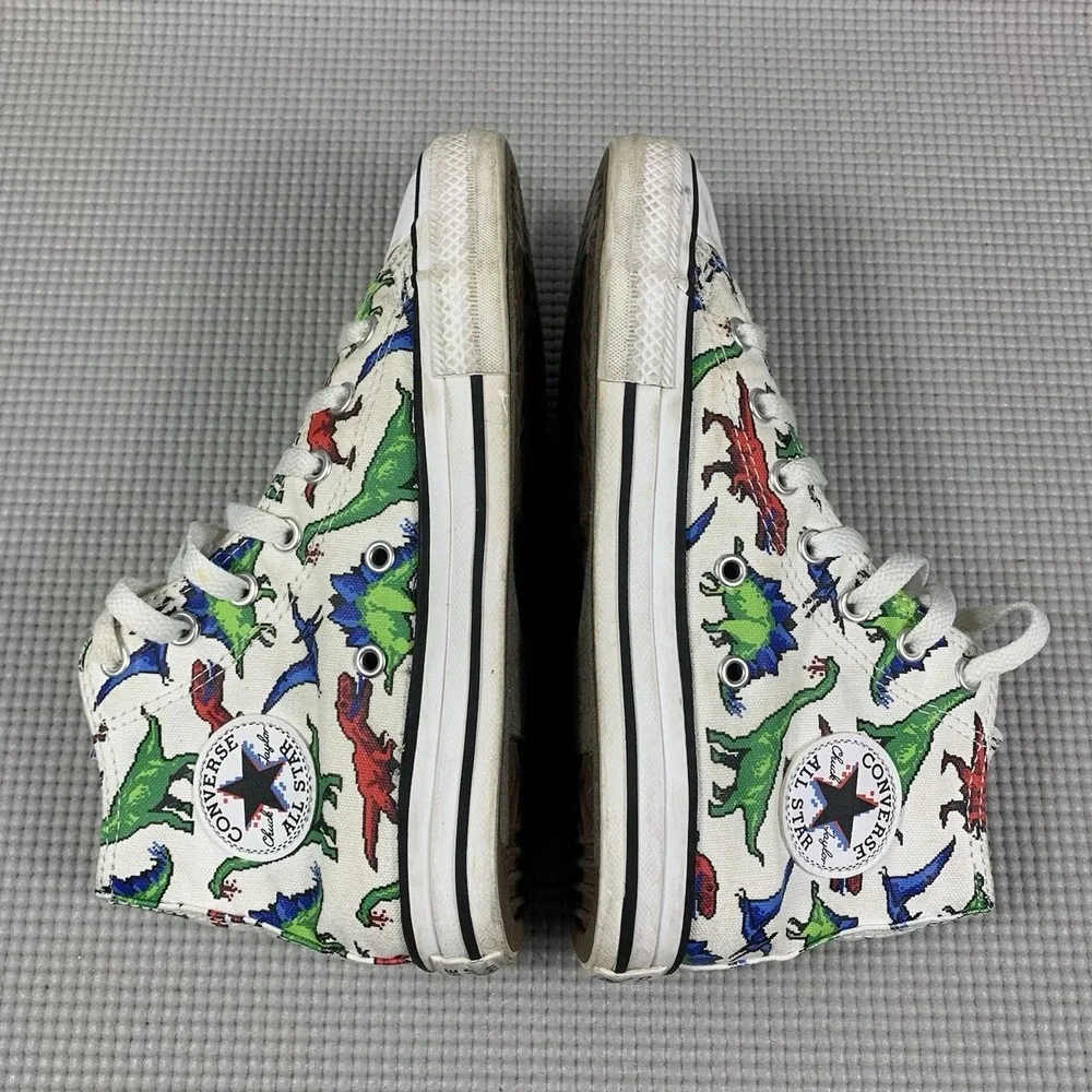 Converse Chuck Taylor All Star Dinosaur Sneaker 670349F Shoes Junior Size 2